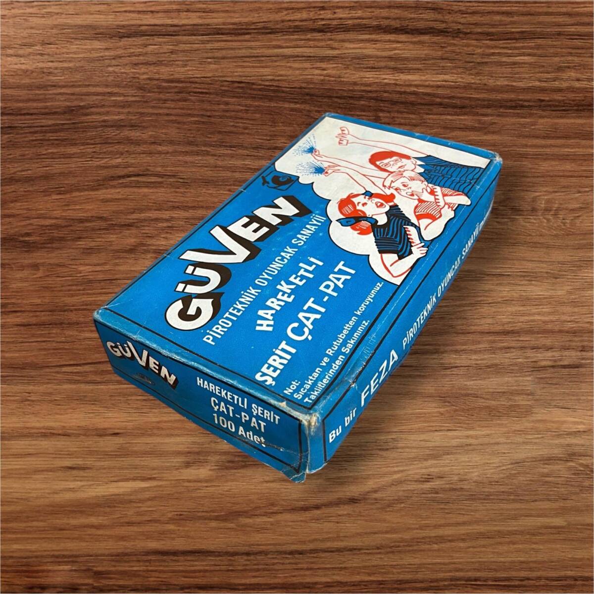 Eski Bakkaliye - GÜVEN Hareketli Şerit Çata-Pat Dolu Kutu #BAK73 (N) - 3