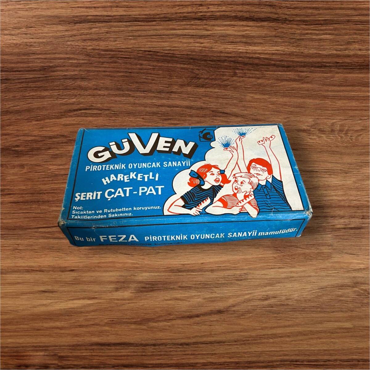 Eski Bakkaliye - GÜVEN Hareketli Şerit Çata-Pat Dolu Kutu #BAK73 (N) - 5