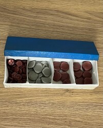 Eski Bakkaliye Karton Kısmen Dolu Kutu AOB6138 - 5