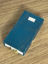 Eski Bakkaliye Karton Kısmen Dolu Kutu Düğme AOB6146 - 3