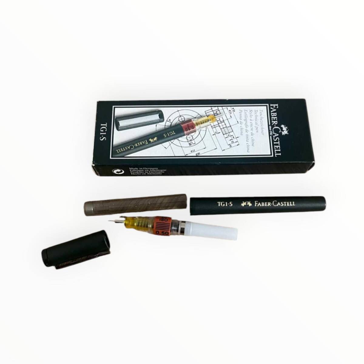 Faber-Castell TG1-S Rapido Teknik Çizim Kalemi - 0.50 mm (Kutulu - Sıfır) AOB6147 - 1