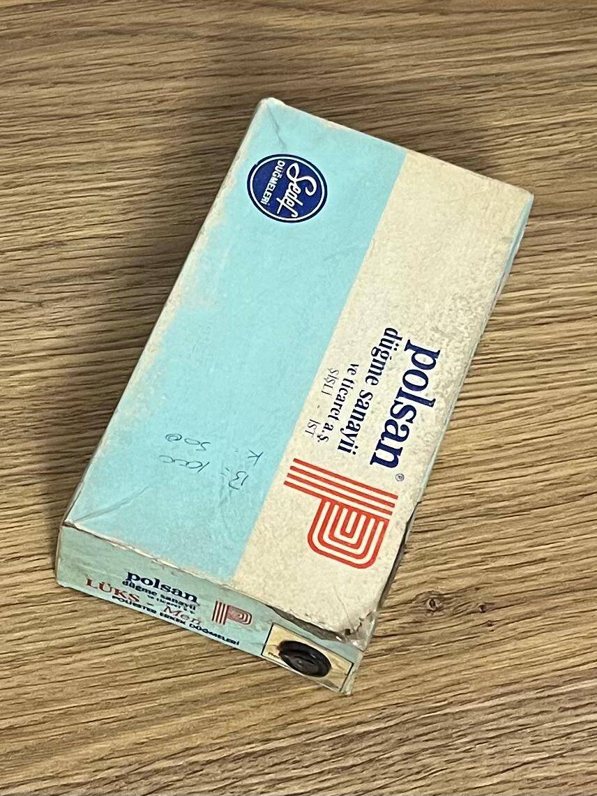 Eski Bakkaliye Polsan Düğme Dolu Kutu AOB6133 - 3
