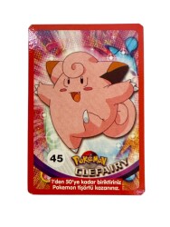 Eski Bakkaliye - Sultan Sakızı Pokemon Oyun Kartı Karakter CLEFAIRY No : 45 Çil AOB5564 - Gökçekoleksiyon