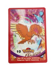 Eski Bakkaliye - Sultan Sakızı Pokemon Oyun Kartı Karakter FEAROW No : 10 Çil AOB5554 - Gökçekoleksiyon