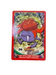 Eski Bakkaliye - Sultan Sakızı Pokemon Oyun Kartı Karakter GLOOM No : 26 Çil AOB5572 - 3
