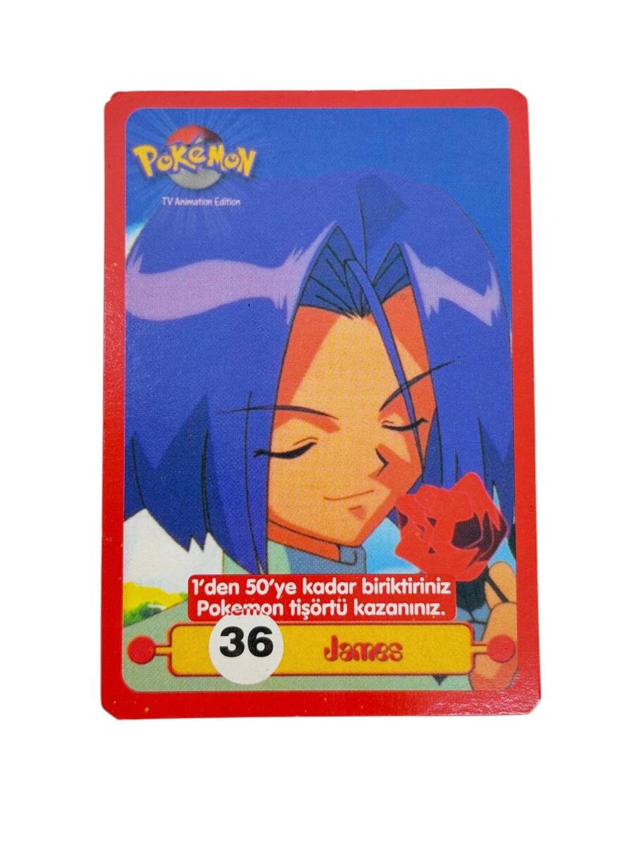 Eski Bakkaliye - Sultan Sakızı Pokemon Oyun Kartı Karakter JAMES No : 36 Çil AOB5559 - 3