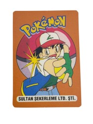 Eski Bakkaliye - Sultan Sakızı Pokemon Oyun Kartı Karakter POLIWHIRL No : 12 Çil AOB5563 - 2