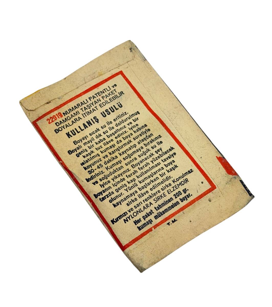 Eski Bakkaliye - Viktoria Kumaş Boyası Koyu Kahve No:20 | Patent 22919 AOB5322 - 2