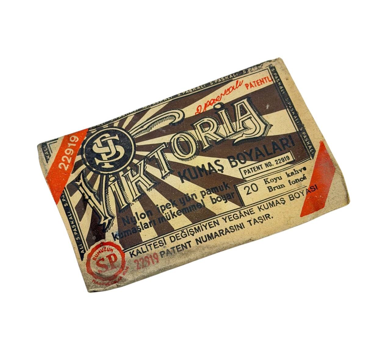 Eski Bakkaliye - Viktoria Kumaş Boyası Koyu Kahve No:20 | Patent 22919 AOB5322 - 3