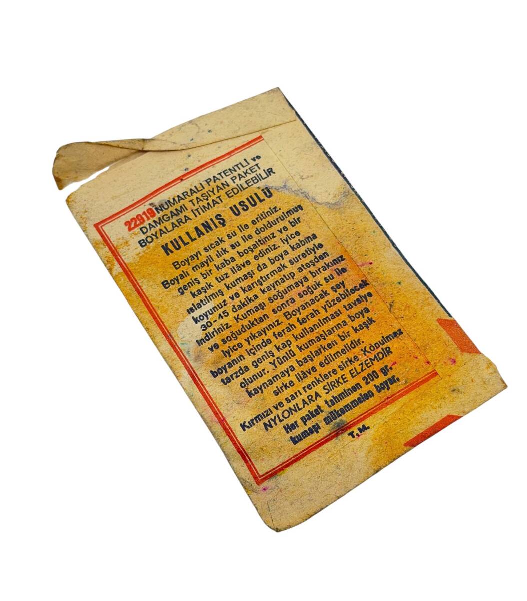 Eski Bakkaliye - Viktoria Kumaş Boyası Koyu Lacivert No:51 | Patent 22919 AOB5326 - 2