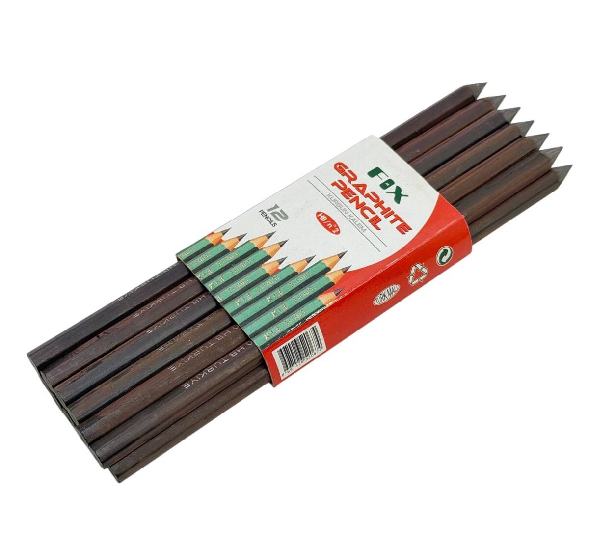 Eski Bakkaliye - Volkan Grafiti 12'li Kurşun Kalem Seti (Kullanılmamış) AOB5250 - 1