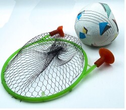 Eski Basketbol Topu ve Potası (Öpücüklü) 970ler OYN25 (N) - Gökçekoleksiyon