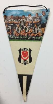 Eski Beşiktaş Flama Karton Bayrak AKS1205 - 1