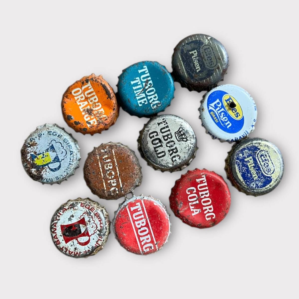 Eski Bira Taç Kapağı Lotu 11 Farklı Çeşit CMK1473 - 3