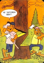 Eski Çizgi Karakterler Kartpostal KRT12490 - Gökçekoleksiyon