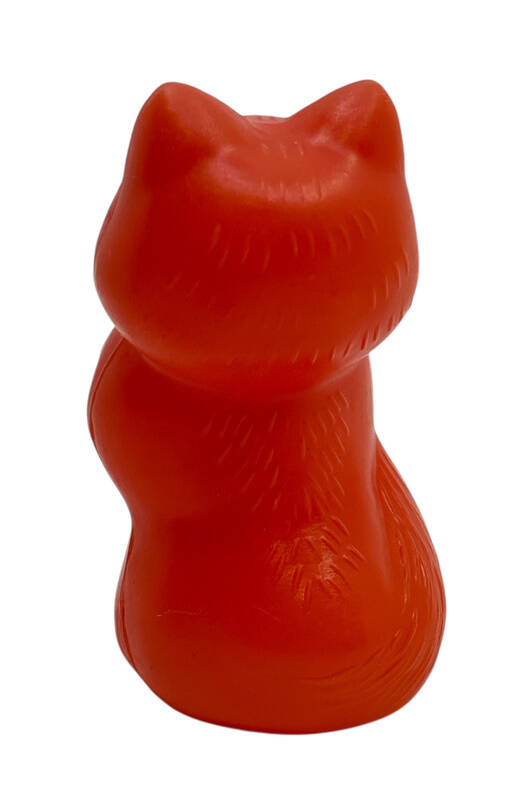  Eski Dönem 1980s Rus (SSCB) Plâstik Oyuncak Kedi AOB4765 - 2