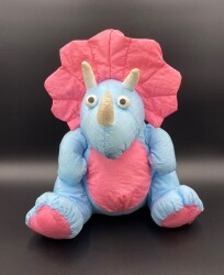 Eski Dönem Bez Dinozor Formunda Oyuncak (Büyük Boy) AOB3317 (N) - Gökçekoleksiyon