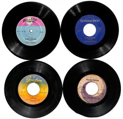 Eski Dönem Plak Lotu, Dekorluk Plak (4 Adet) PLK24929 - Gökçekoleksiyon