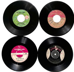 Eski Dönem Plak Lotu, Dekorluk Plak (4 Adet) PLK24935 - Gökçekoleksiyon