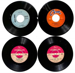 Eski Dönem Plak Lotu, Dekorluk Plak (4 Adet) PLK24942 - Gökçekoleksiyon