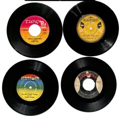 Eski Dönem Plak Lotu, Dekorluk Plak (4 Adet) PLK24977 - Gökçekoleksiyon