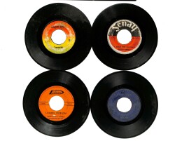 Eski Dönem Plak Lotu, Dekorluk Plak (4 Adet) PLK24978 - Gökçekoleksiyon