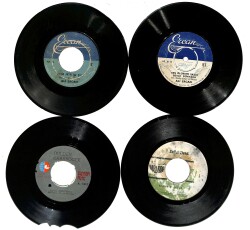 Eski Dönem Plak Lotu, Dekorluk Plak (4 Adet) PLK24994 - Gökçekoleksiyon