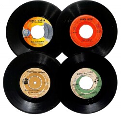 Eski Dönem Plak Lotu, Dekorluk Plak (4 Adet) PLK25203 - Gökçekoleksiyon