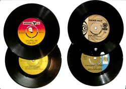 Eski Dönem Plak Lotu, Dekorluk Plak (Düşük Kondisyon - 4 Adet - Kamuran Akkor) PLK26324 - Gökçekoleksiyon