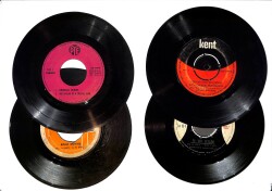 Eski Dönem Plak Lotu, Dekorluk Plak (Düşük Kondisyon - 4 Adet) PLK26344 - Gökçekoleksiyon