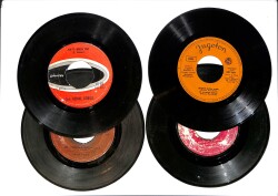 Eski Dönem Plak Lotu, Dekorluk Plak (Düşük Kondisyon - 4 Adet) PLK26353 - Gökçekoleksiyon