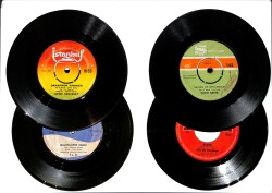 Eski Dönem Plak Lotu, Dekorluk Plak (Düşük Kondisyon - 4 Adet) PLK26359 - Gökçekoleksiyon