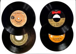 Eski Dönem Plak Lotu, Dekorluk Plak (Düşük Kondisyon - 4 Adet) PLK26365 - Gökçekoleksiyon