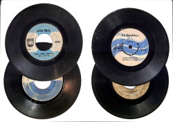 Eski Dönem Plak Lotu, Dekorluk Plak (Düşük Kondisyon - 4 Adet) PLK26367 - Gökçekoleksiyon