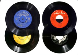 Eski Dönem Plak Lotu, Dekorluk Plak (Düşük Kondisyon - 4 Adet) PLK26368 - Gökçekoleksiyon