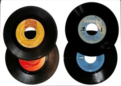 Eski Dönem Plak Lotu, Dekorluk Plak (Düşük Kondisyon - 4 Adet) PLK26373 - Gökçekoleksiyon