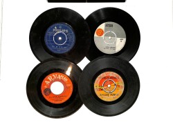 Eski Dönem Plak Lotu, Dekorluk Plak (Düşük Kondisyon - 4 Adet) PLK26606 - Gökçekoleksiyon