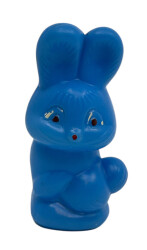  Eski Dönem 1980s Rus (SSCB) Plâstik Oyuncak Tavşan AOB4764 - 4