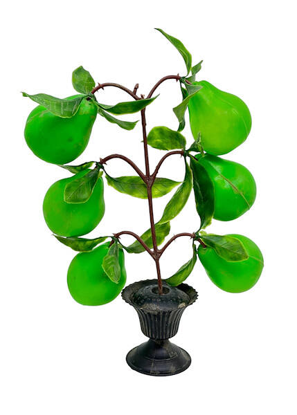 Eski Dönem Üfleme Plâstik Oyuncak Maket Armut AOB4701 - 1