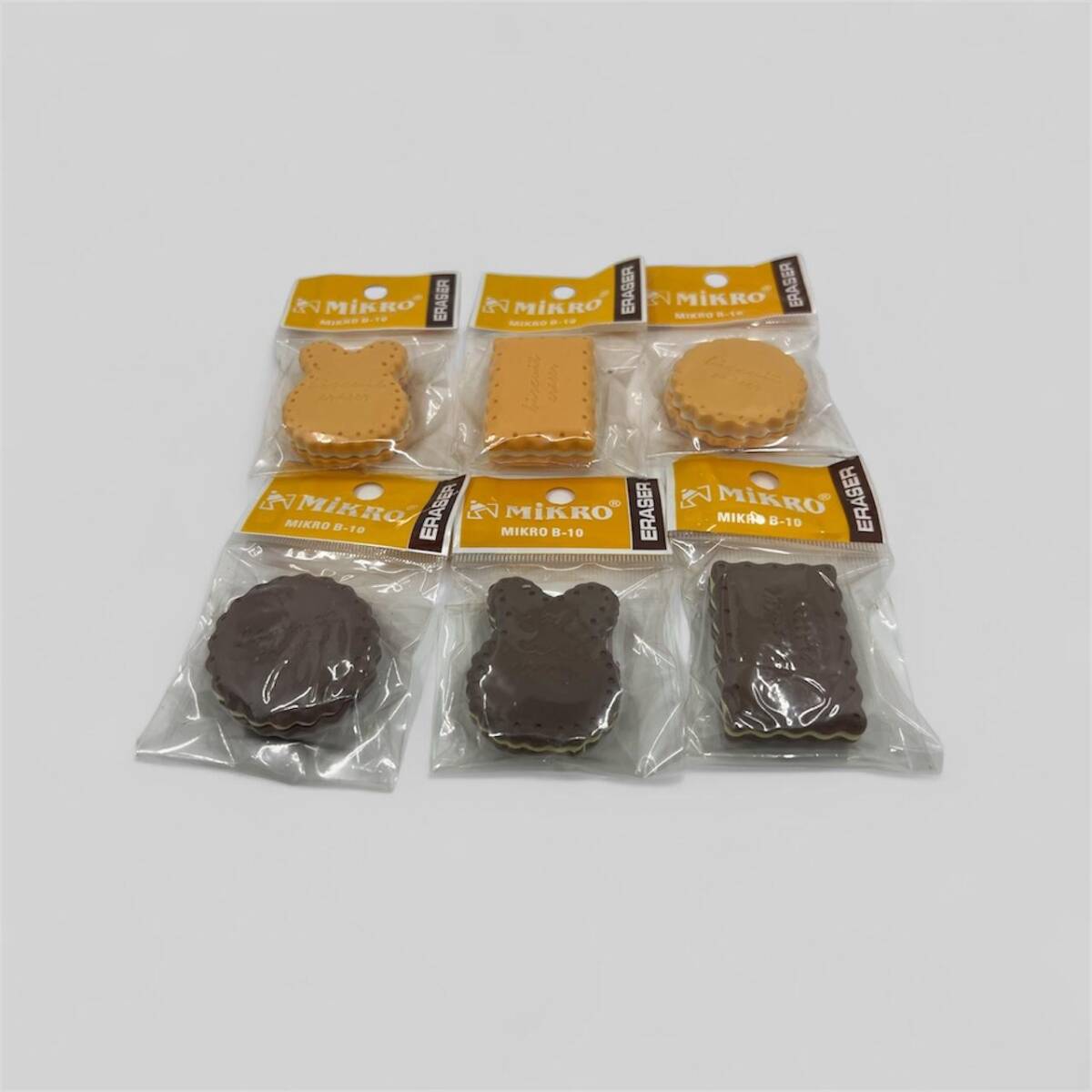 Eski Eraser Kokulu Bisküvi Silgi Set 90 Lar #SKZ255 (N) - 3