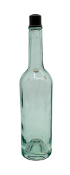 Eski Cam Kolonya Şişesi – Şeffaf – Vintage CMK1102 - Gökçekoleksiyon