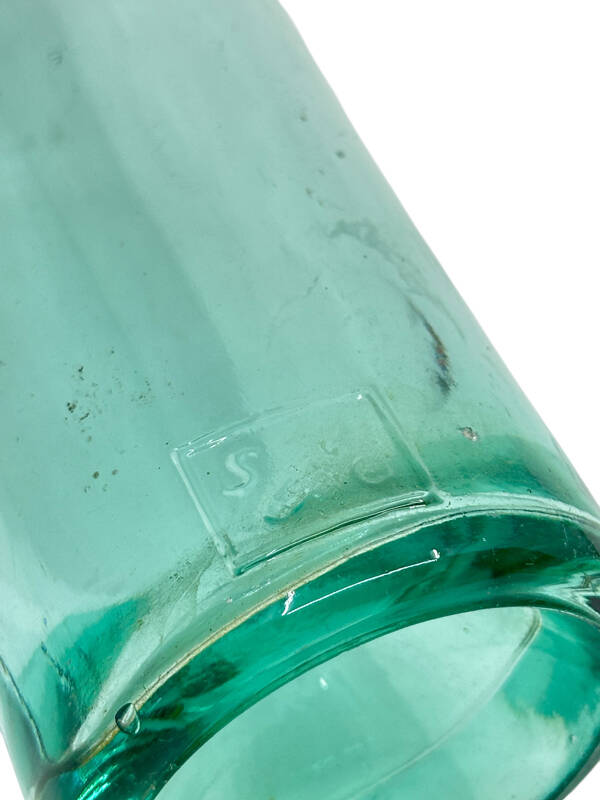 Eski Cam Kolonya Şişesi – Şeffaf – Vintage CMK1102 - 3