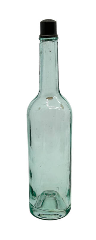 Eski Cam Kolonya Şişesi – Şeffaf – Vintage CMK1102 - 1