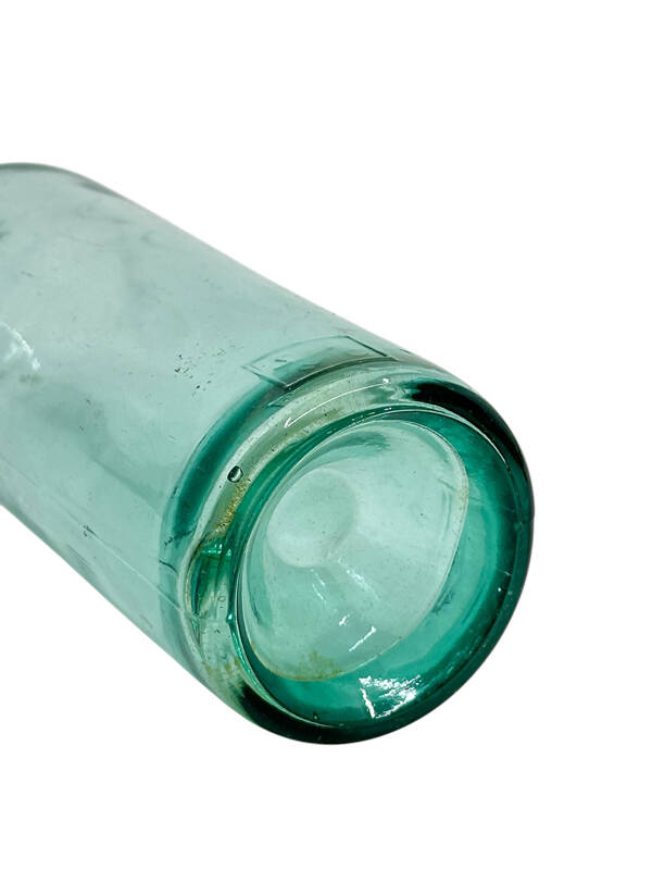 Eski Cam Kolonya Şişesi – Şeffaf – Vintage CMK1102 - 2