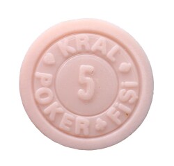 Eski Kral Poker Fişi JTF721 - Gökçekoleksiyon