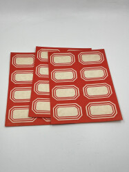 Eski Okul Defteri Etiketi AOB4297 (N) - Gökçekoleksiyon