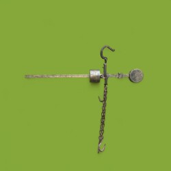 Eski Pirinç Antika Kantar AOB4134 (N) - 3