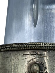 Eski Pirinç Tepsi ve Bardak Takımı AOB1946 - 3