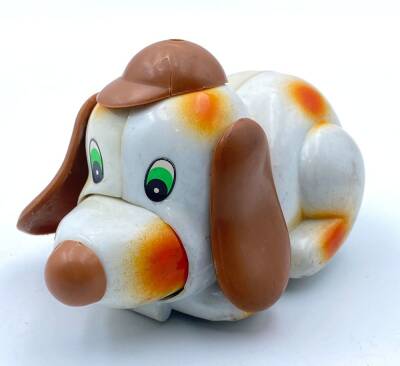 Eski Plastik Oyuncak Köpek 1970ler OYN12 (N) - 1