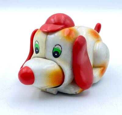 Eski Plastik Oyuncak Köpek 1970ler OYN7 (N) - 1